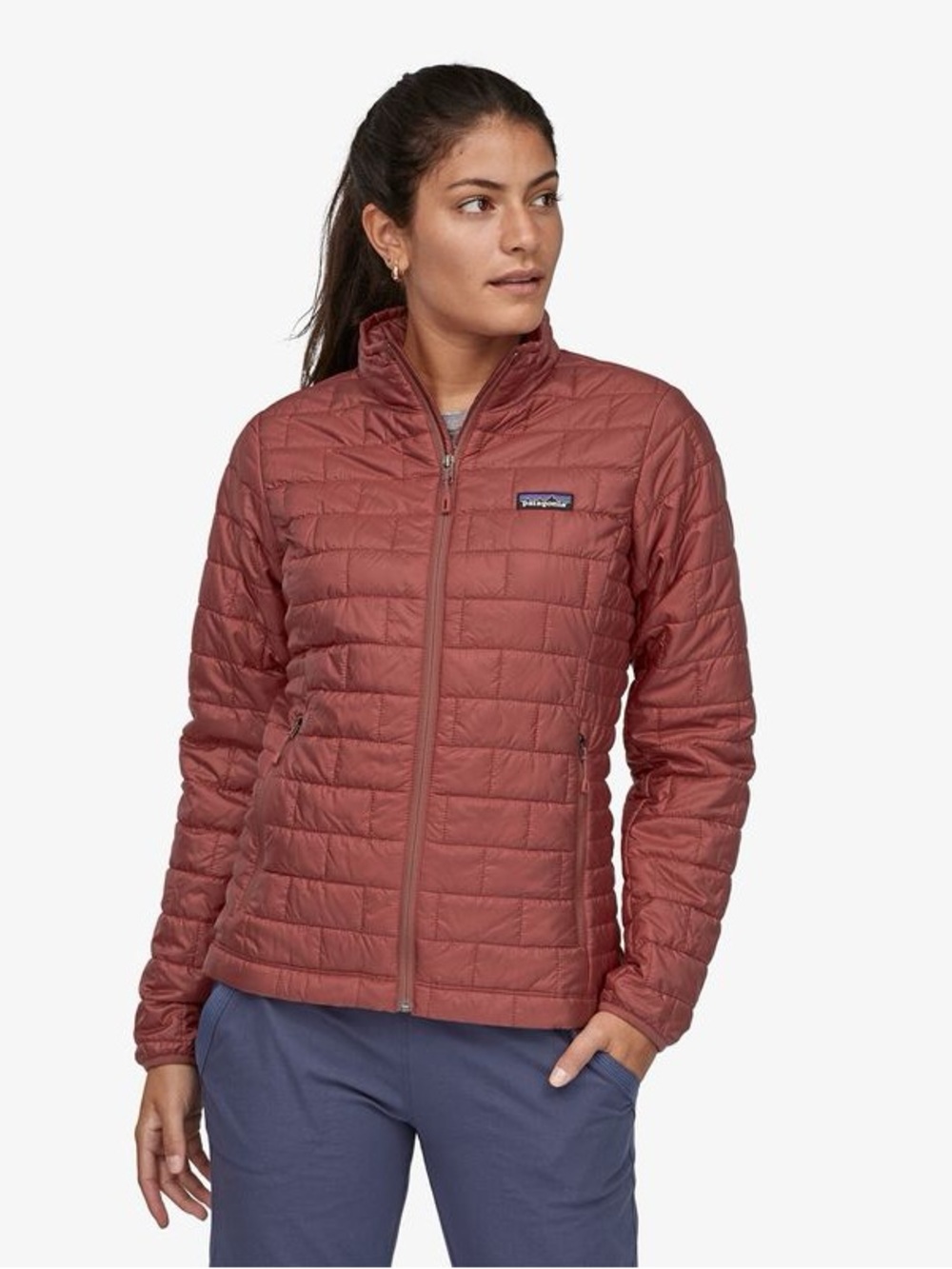 Patagonia Women's Quilted Puffer Jacket - Rust